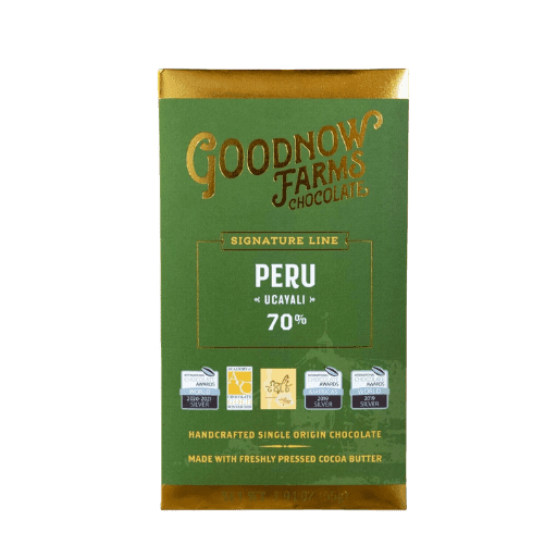 Goodnow Farms Chocolate PERU Ucayali 70% Dark Chocolate Bar - ChocolateHunt