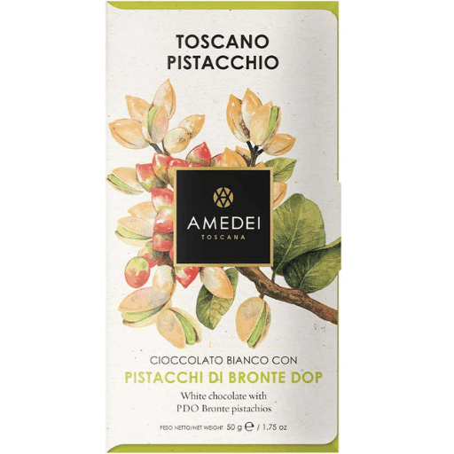 Amedei Toscano Pistacchio White Chocolate Bar - ChocolateHunt