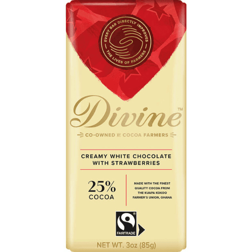 Divine Creamy White Chocolate with Strawberries - ChocolateHunt
