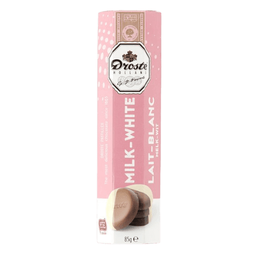 Droste Holland Milk-White Chocolate Pastilles - ChocolateHunt