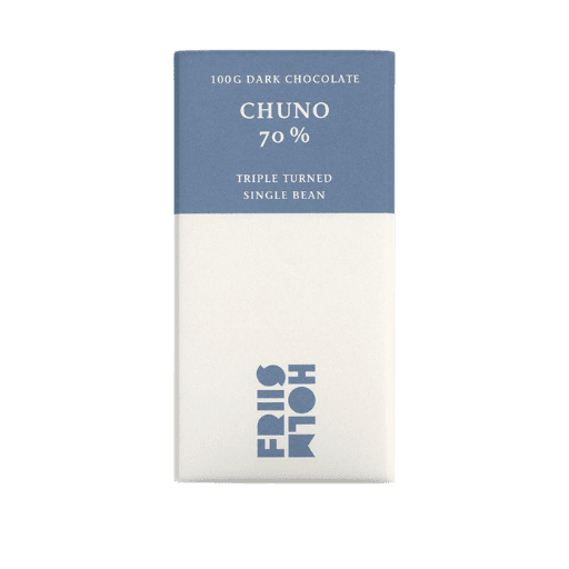 Friis Holm Chuno 70% Triple Turned Chocolate Bar - ChocolateHunt