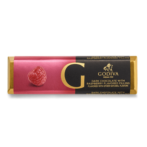Godiva SIGNATURE Dark Chocolate with Raspberry Flavored Filling Mini Bar - ChocolateHunt