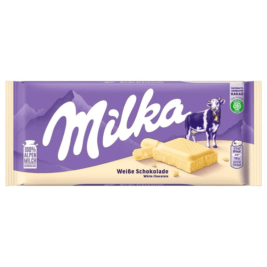 Milka White Chocolate Bar - ChocolateHunt