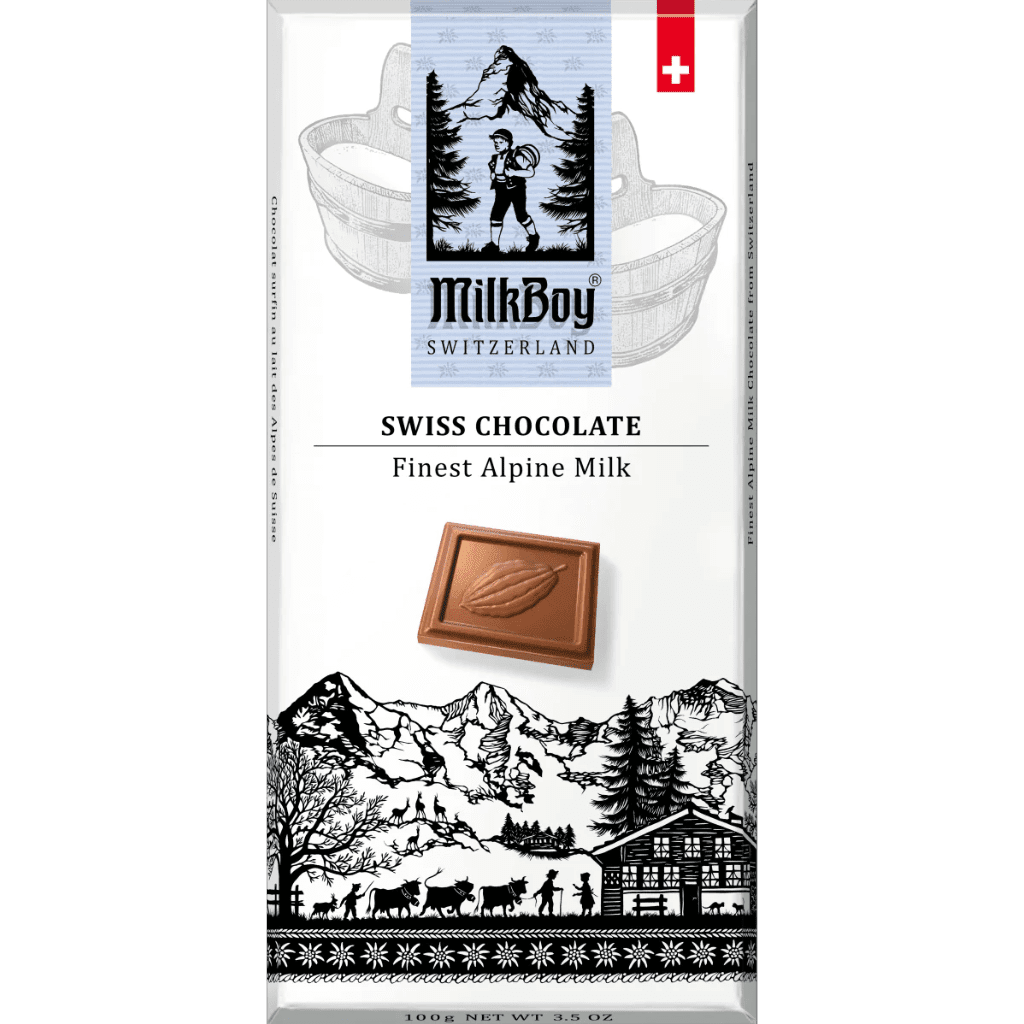 Milkboy Swiss Chocolate Finest Alpine Milk - ChocolateHunt