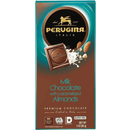 Perugina Milk Chocolate Bar with Caramelized Almonds - ChocolateHunt