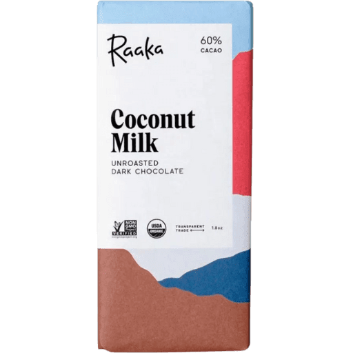 Raaka Coconut Milk Dark Chocolate Bar - ChocolateHunt