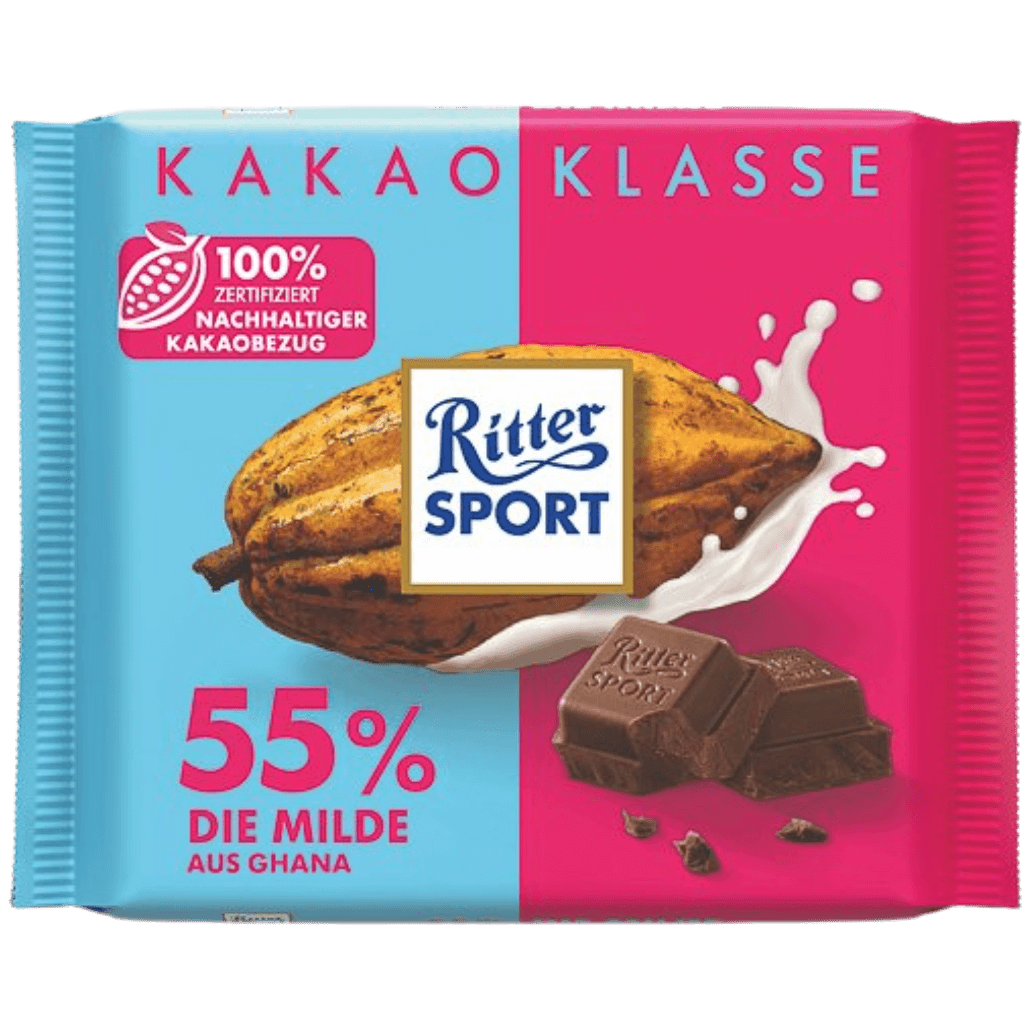 Ritter Sport Cacao Selection 55% Dark Chocolate - ChocolateHunt