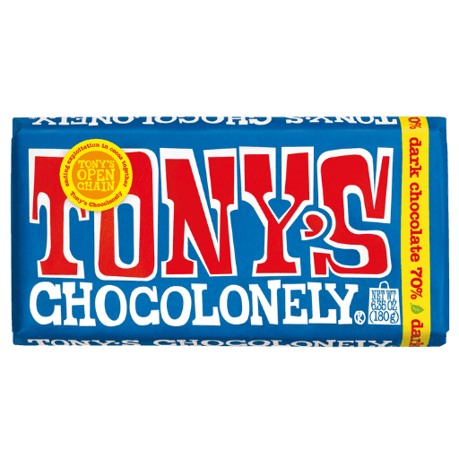 Tony's Chocolonely 70% Dark Chocolate Bar - ChocolateHunt