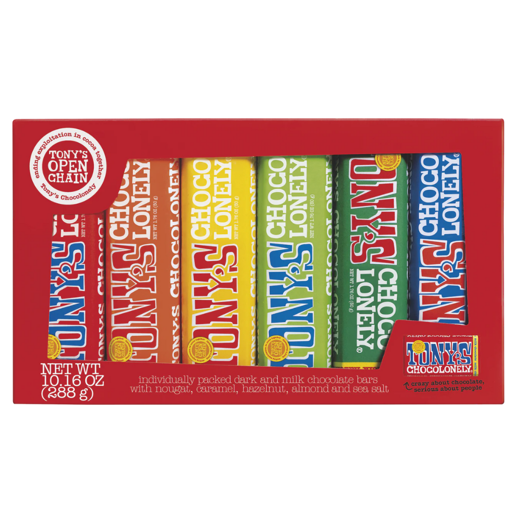 Tony's Chocolonely Rainbow Tasting Pack - ChocolateHunt