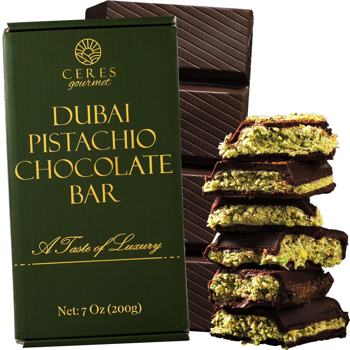 Ceres Dubai Pistachio Chocolate Bar