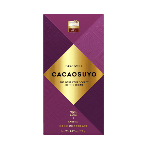Cacaosuyo Lakuna 70% Dark Chocolate Bar - ChocolateHunt