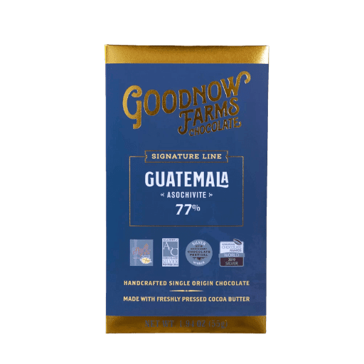 Goodnow Farms Chocolate GUATEMALA Asochivite 77% Dark Chocolate bar