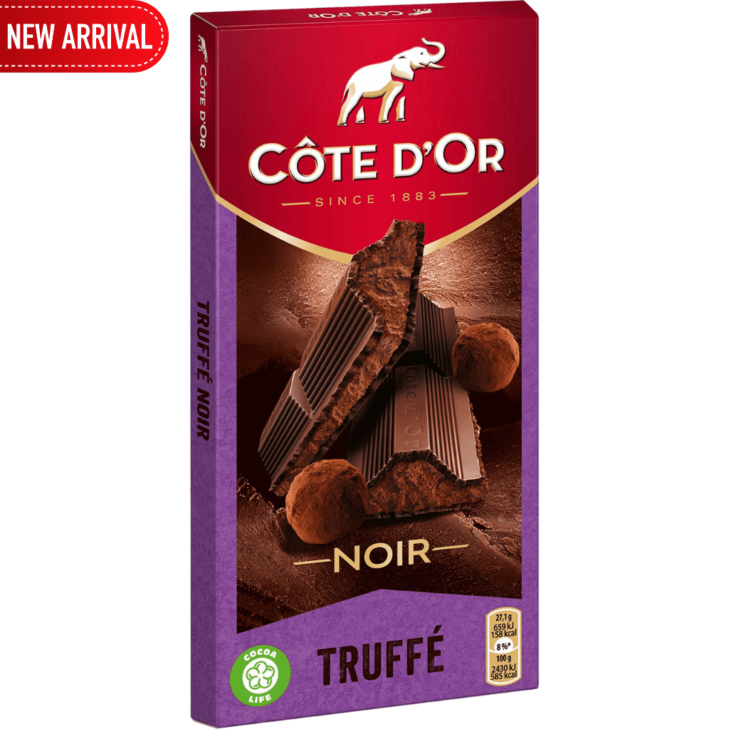 Côte d'Or Truffle Filled Dark Chocolate Bar - ChocolateHunt