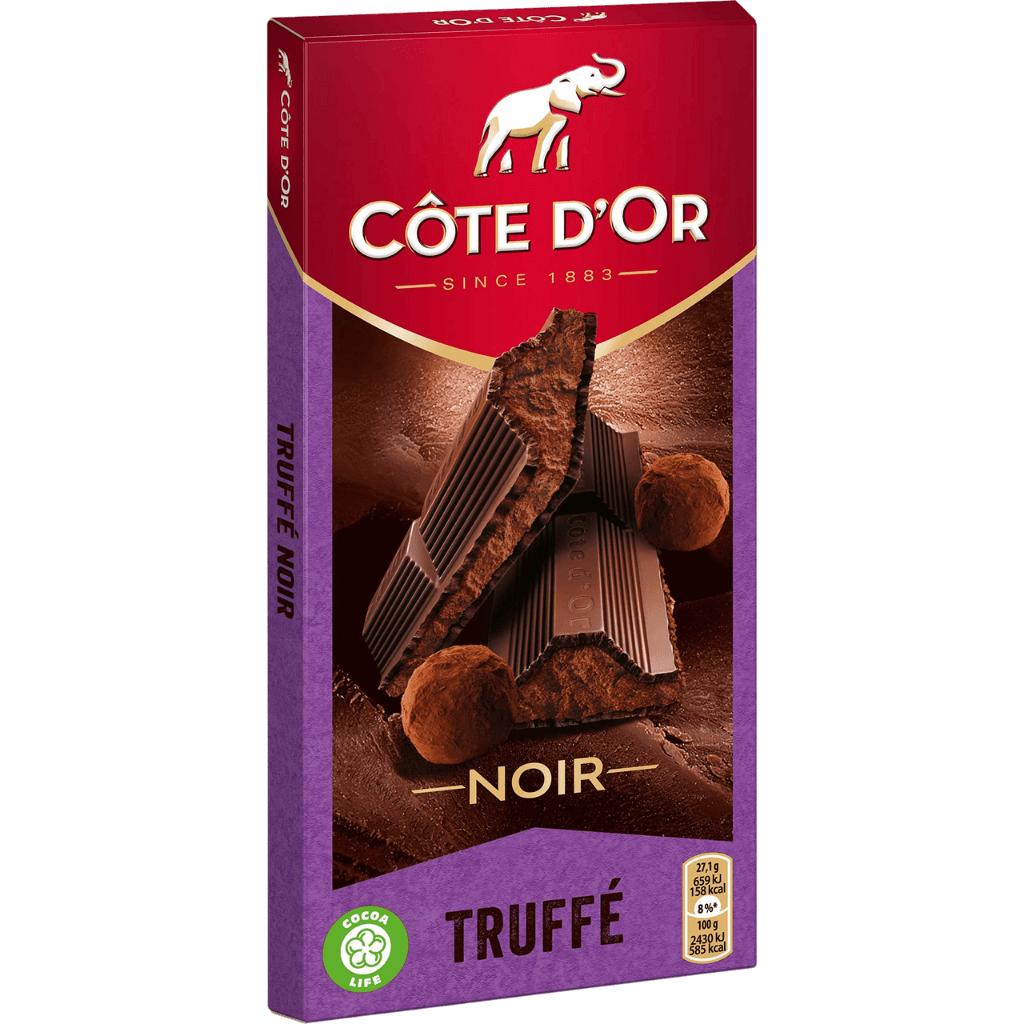 Côte d'Or Truffle Filled Dark Chocolate Bar - ChocolateHunt