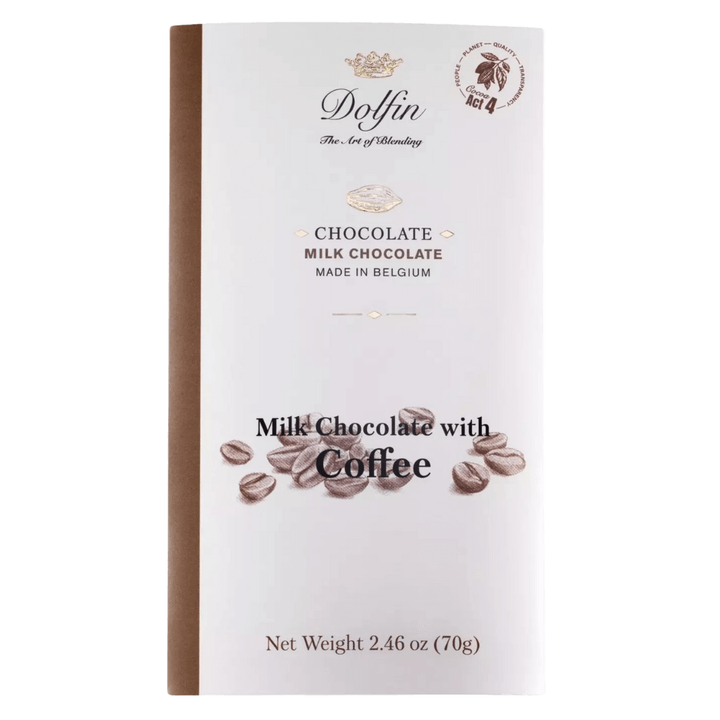 Dolfin Milk Chocolate with Coffee - ChocolateHunt