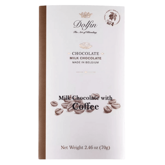 Dolfin Milk Chocolate with Coffee - ChocolateHunt