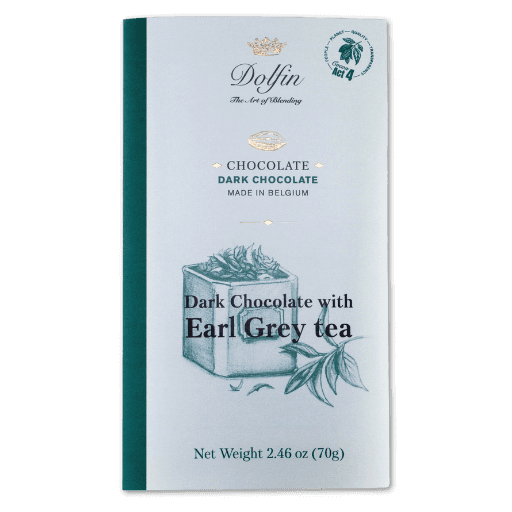 Dolfin Dark Chocolate with Earl Grey Tea - ChocolateHunt