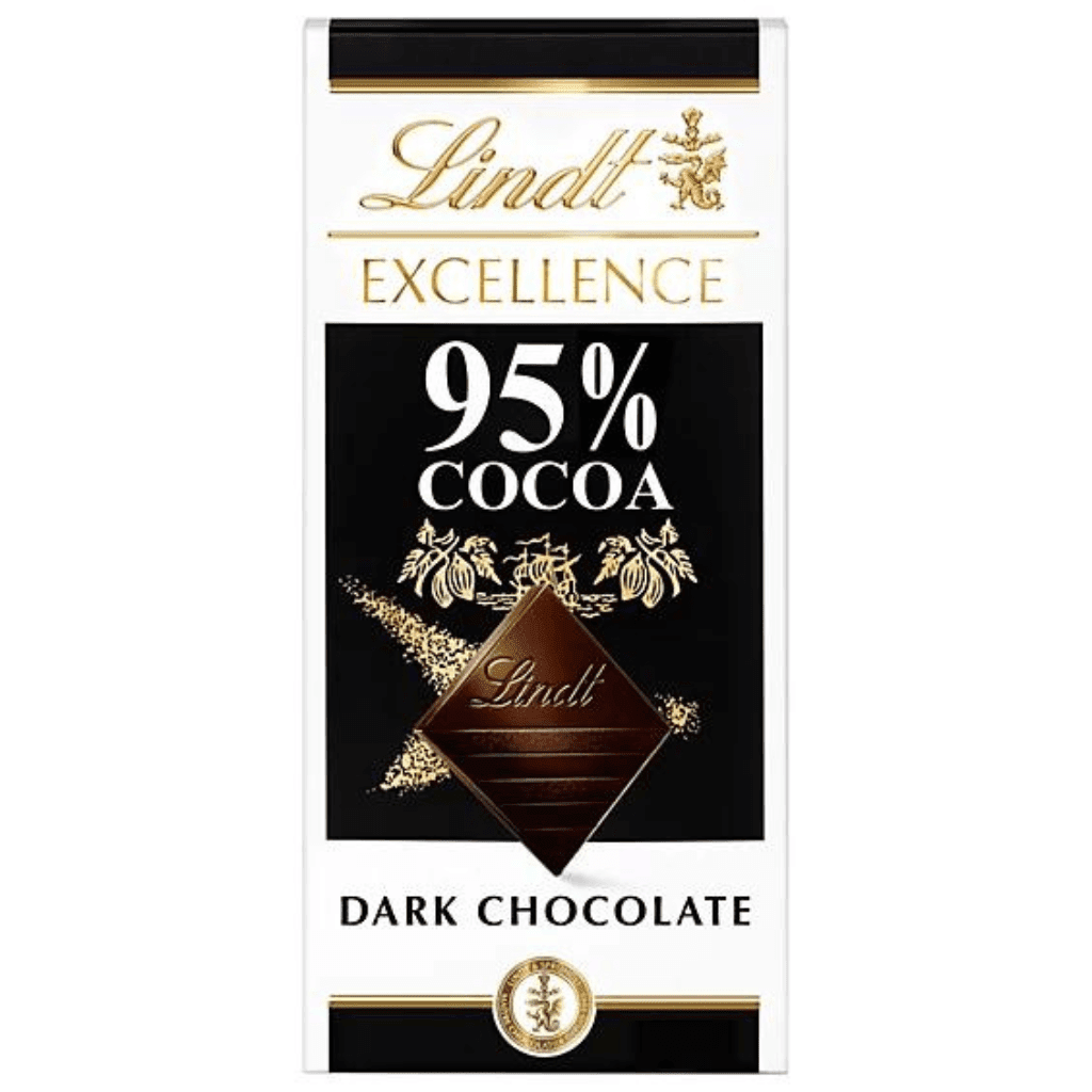 Lindt 95% Cocoa Dark Chocolate EXCELLENCE bar