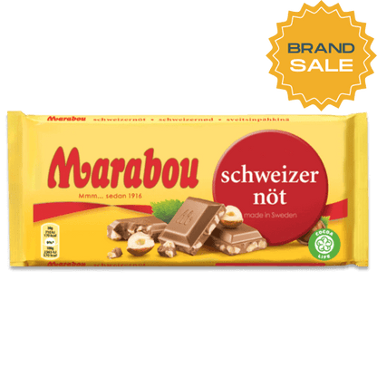 Marabou Milk Chocolate Bar with Chopped Hazelnut - ChocolateHunt